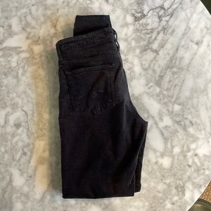 AG Farrah Velvet High Rise Skinny